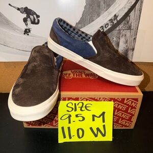 Vans Classic Slip On sz 9.5 Men’s 11.0  Woman